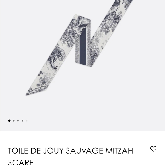 Dior Twill Toile de Jouy Scarf - Picture 6 of 8